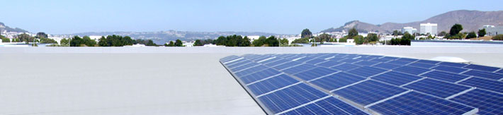 Solar Panels on CDS Worldwide rooftop